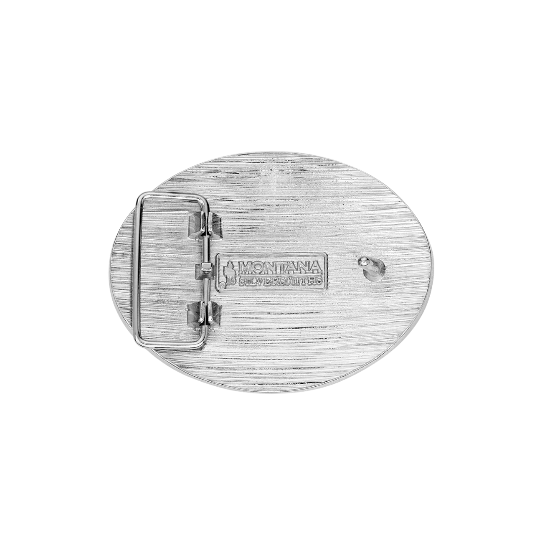 Montana Silversmiths Whiskey Ranch Land and Cattle Attitude Belt Buckle