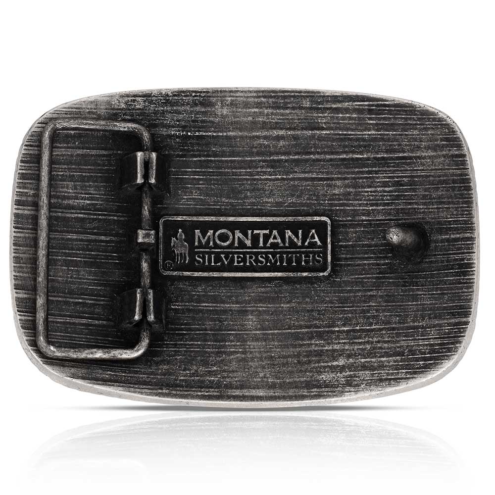 Montana Silversmiths Whiskey Bent Hat Company Original Ranch Rodeo Attitude Buckle