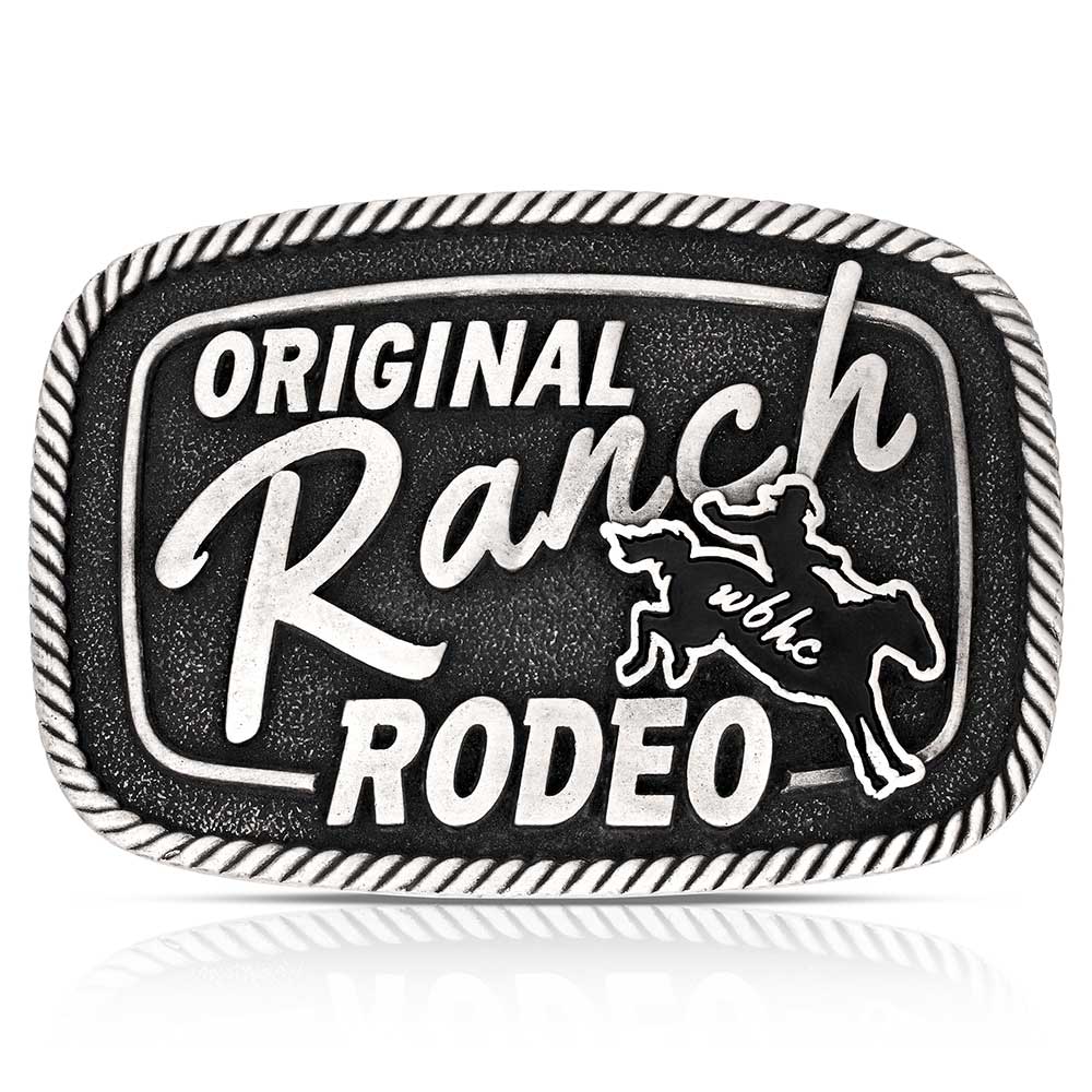 Montana Silversmiths Whiskey Bent Hat Company Original Ranch Rodeo Attitude Buckle