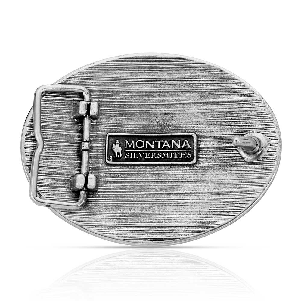 Montana Silversmiths Buffalo Ridge Attitude Buckle