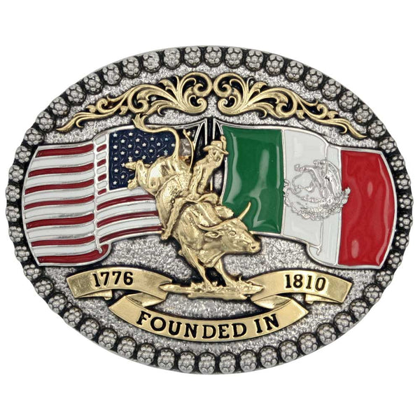Montana Silversmiths A958 Independence Founded Attitude Buckle