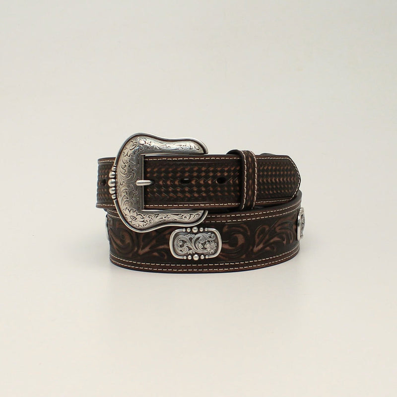 Ariat A1037802 Double Stitched Oval Concho Belt
