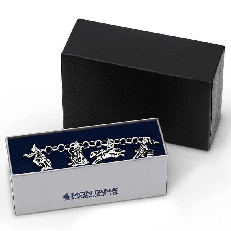 Montana Silversmiths Charms of Champions Rodeo Bracelet