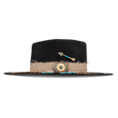 Charlie 1 Horse CWLKYM-034007 Lucky Me Black Wool Hat