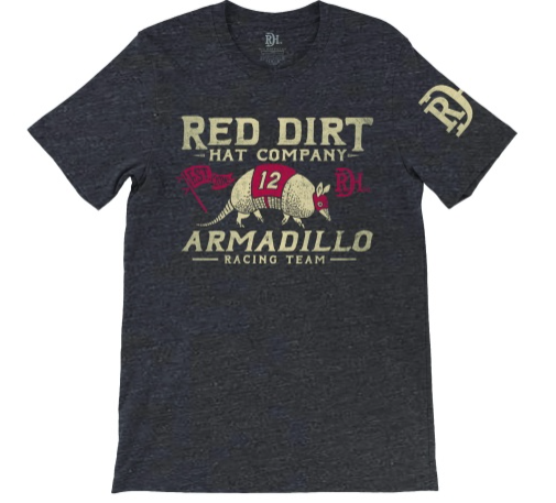 Copy of RDHC-T-83 Red Dirt Home on the Range Heather Brown Short Sleeve T-Shirt