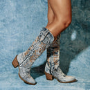 Women's Dingo DI943-BL 15" Texas Tornado Denim Boot *Discontinued*