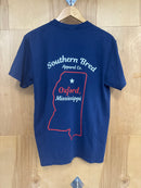 Southern Bred Apparel Company Oxford, MS T-Shirt in True Navy