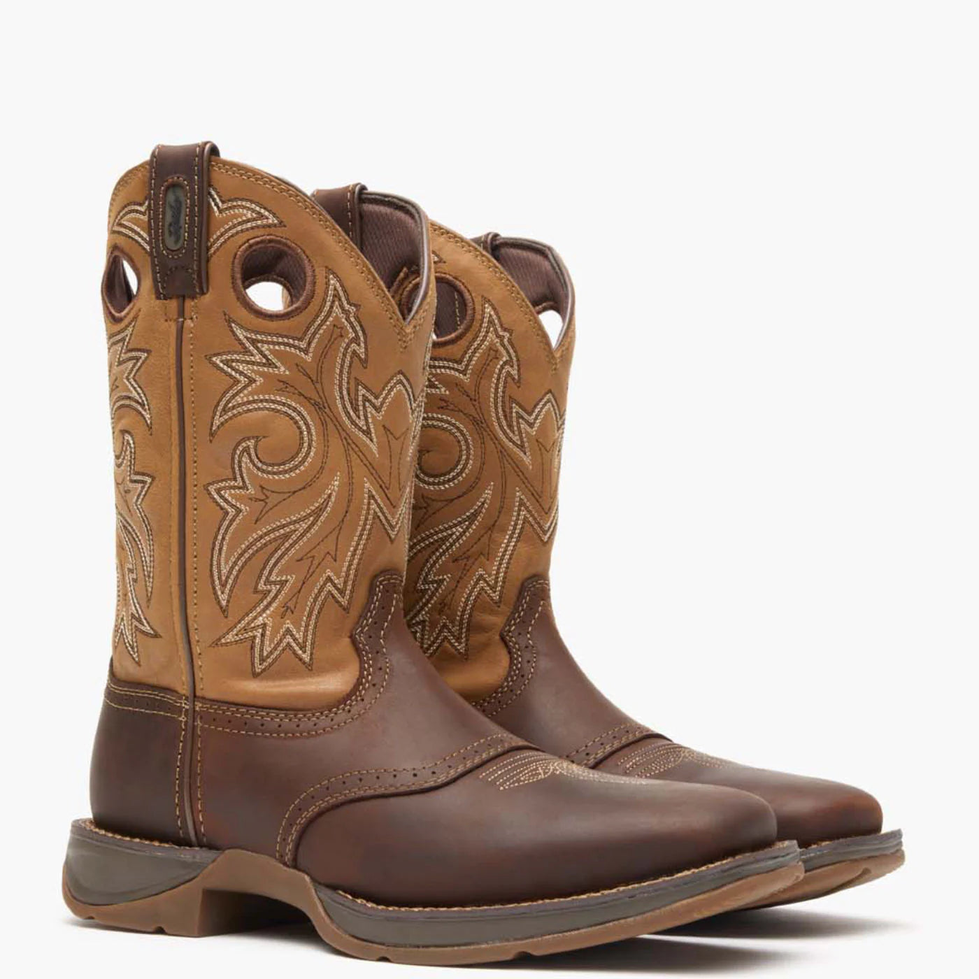 Men's Durango 11 inch Rebel Wide Square Toe Saddle Up Western Boot