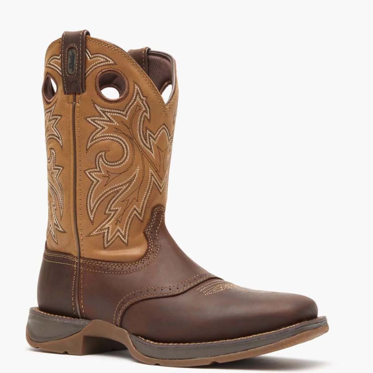Men's Durango 11 inch Rebel Wide Square Toe Saddle Up Western Boot