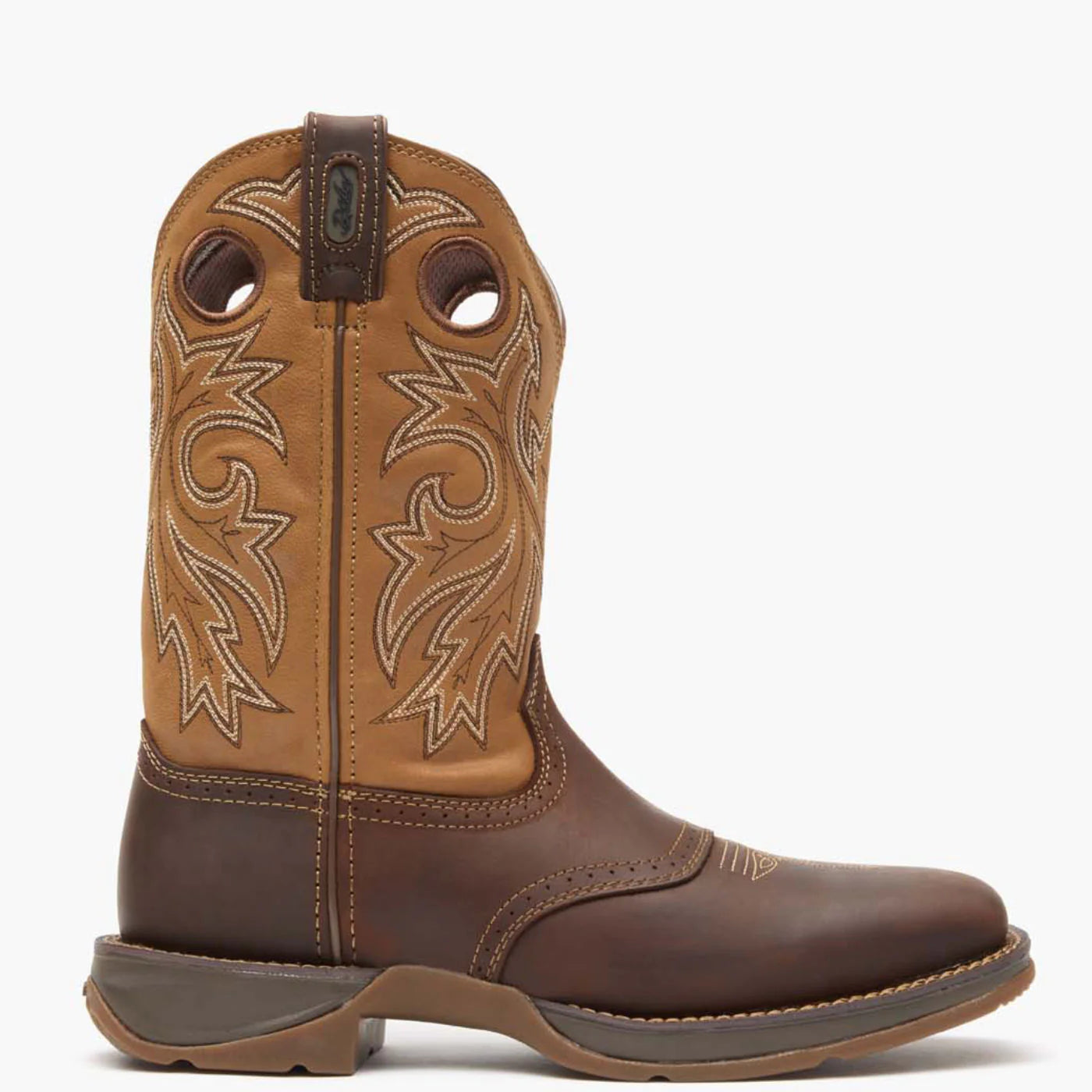 Men's Durango 11 inch Rebel Wide Square Toe Saddle Up Western Boot