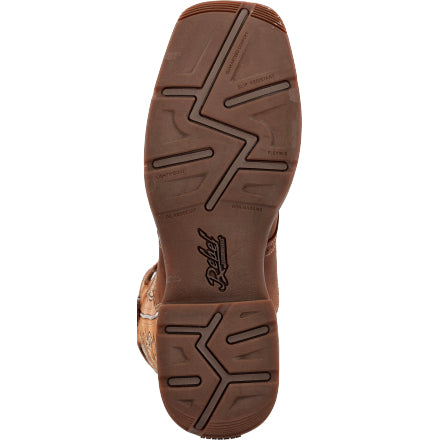 Men's Durango 11 inch Rebel Wide Square Toe Saddle Up Western Boot
