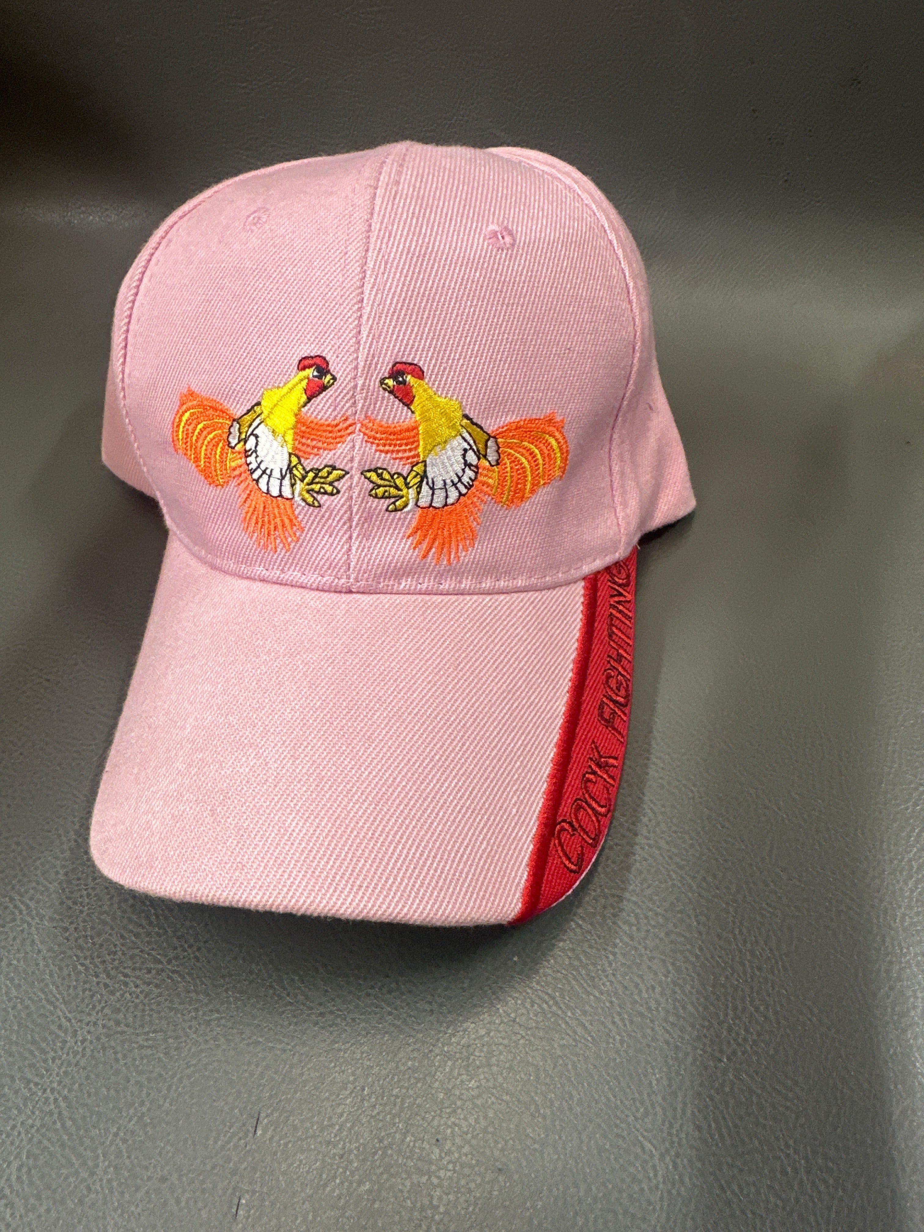 COCKFIGHT CAP Fighting Roosters Embroidered Cap  CLEARANCE
