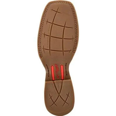 Durango DDB0357 Men's 12" Rebel Pro Lite Rustic Tan & Tobacco Square Toe Boot *Closeout* (Discontinued)