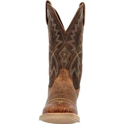 Durango DDB0357 Men's 12" Rebel Pro Lite Rustic Tan & Tobacco Square Toe Boot *Closeout* (Discontinued)
