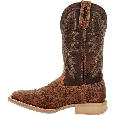 Durango DDB0357 Men's 12" Rebel Pro Lite Rustic Tan & Tobacco Square Toe Boot *Closeout* (Discontinued)