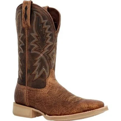 Durango DDB0357 Men's Rebel Pro Lite Rustic Tan & Tobacco Square Toe Boot