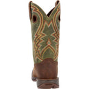 Durango DDB0390 Men's Rebel Dark Chestnut and Winter Green Western Boot *Closeout*