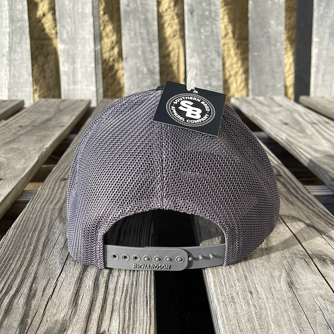 Southern Bred Apparel Company Caramel Leather Logo Patch Richardson 112PL R-Flex Caps (2 Colors)