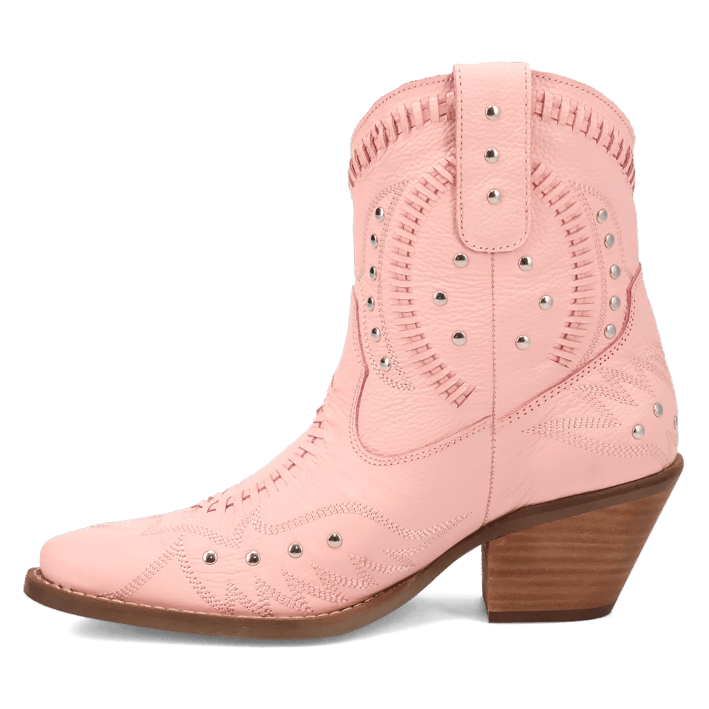 Women's Dingo DI2206-PK 7" Precious Pink Smooth Leather Bootie