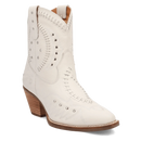 Women's Dingo DI2206-WH 7" Precious White Smooth Leather Bootie