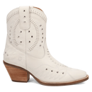 Women's Dingo DI2206-WH 7" Precious White Smooth Leather Bootie