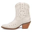 Women's Dingo DI2206-WH 7" Precious White Smooth Leather Bootie