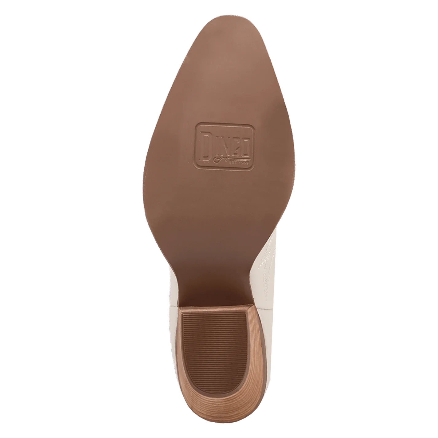 Women's Dingo DI2206-WH 7" Precious White Smooth Leather Bootie