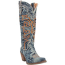 Women's Dingo DI943-BL 15" Texas Tornado Denim Boot *Discontinued*