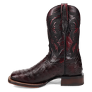 Dan Post DP5012 Men's 11" Alamosa Black Cherry Full Quill Ostrich Wide Square Toe Boots *Closeout*