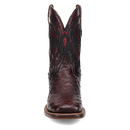 Dan Post DP5012 Men's 11" Alamosa Black Cherry Full Quill Ostrich Wide Square Toe Boots *Closeout*