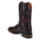 Dan Post DP5012 Men's 11" Alamosa Black Cherry Full Quill Ostrich Wide Square Toe Boots *Closeout*