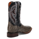 Dan Post DP5013 11" Alamosa Grey Full Quill Ostrich Wide Square Toe Boots