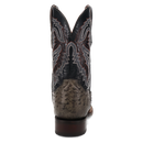 Dan Post DP5013 11" Alamosa Grey Full Quill Ostrich Wide Square Toe Boots