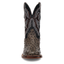 Dan Post DP5013 11" Alamosa Grey Full Quill Ostrich Wide Square Toe Boots