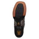 Dan Post DP5013 11" Alamosa Grey Full Quill Ostrich Wide Square Toe Boots