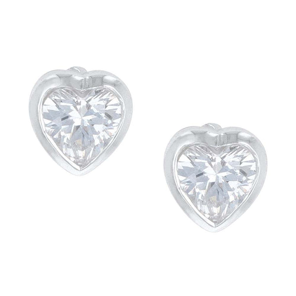 Montana Silversmiths ER4476 Tiny Heart Crystal Post Earrings