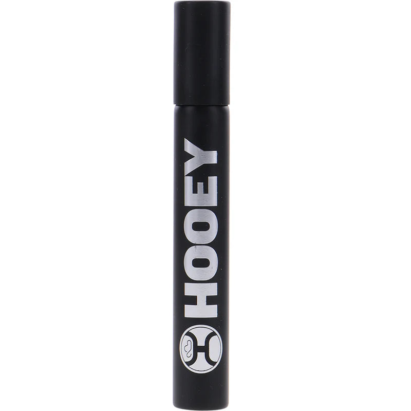 Hooey Black travel size cologne bottle.