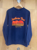 Southern Bred Apparel Company Big Beefy Boy Crewneck Sweatshirt in True Navy