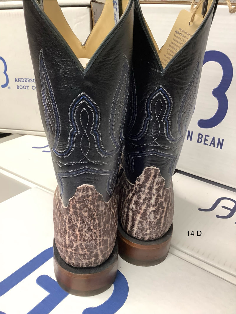 Anderson Bean 4867M 12" Grey Ice Elephant Wide Square Toe Boots