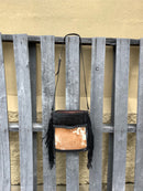 Top Notch Accessories 4067BK Lisa Hair-On Conceal Carry Fringe Purse In Black