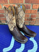  Anderson Bean brown big bass square toe boots. 