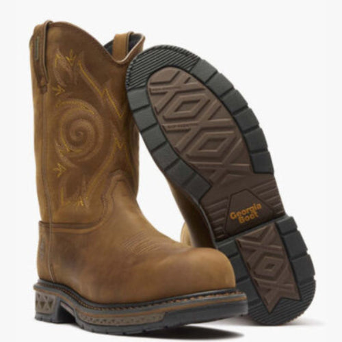 Georgia GB00239 Men's 11" Carbo-Tec LT Waterproof Pull-On Work Boot Comp Toe