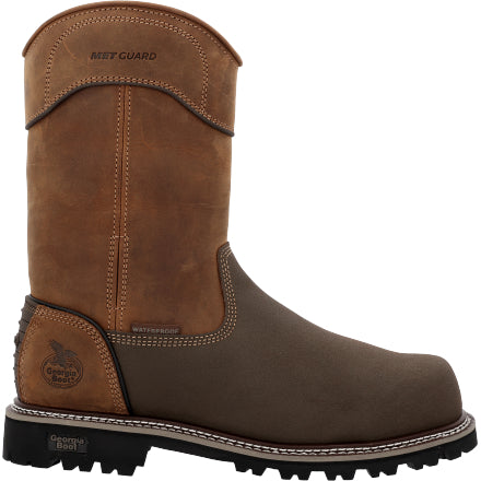 Georgia GB00644 Men's 11" Brute Internal Met Guard Composite Toe Waterproof Pull-On Work Boot