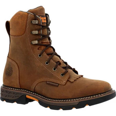 Georgia GB00650 Men's 8" Carbo-Tec FLX Alloy Square Toe Waterproof Lacer Work Boot