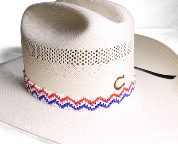 Multi Colored Beaded Head/Hat Band HEADBAND-02