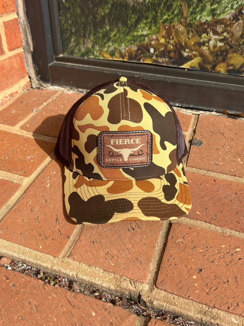Fierce Cattle Company Camo Cap