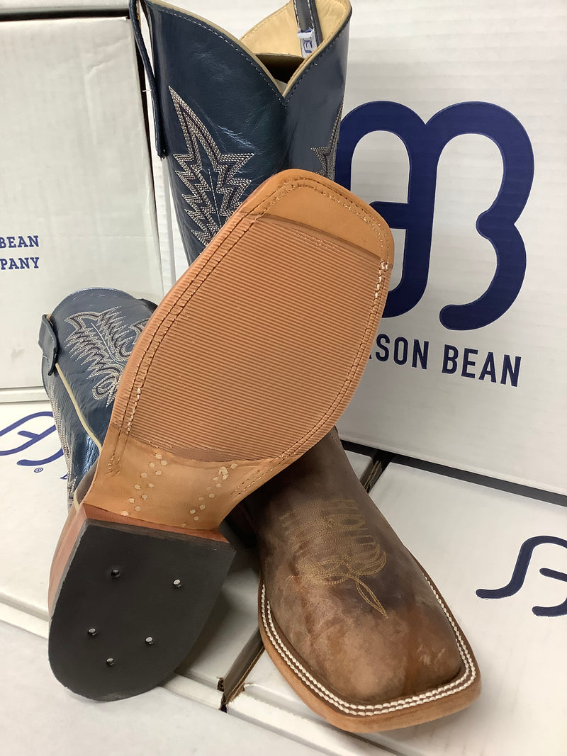 Anderson Bean 323898 12" Sand Angry Elk Wide Square Toe Boots