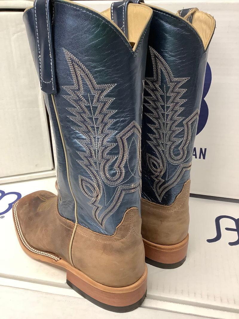 Anderson Bean 323898 12" Sand Angry Elk Wide Square Toe Boots
