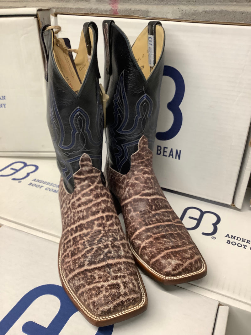 Anderson Bean 4867M 12" Grey Ice Elephant Wide Square Toe Boots