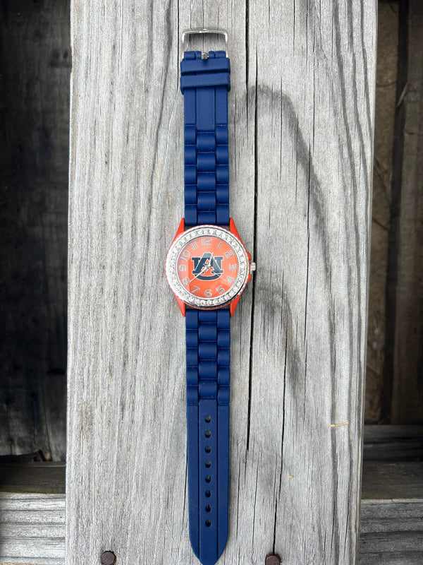 Auburn University Rubber Band Watch